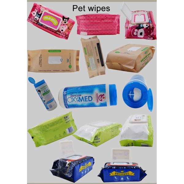 Противобактериологический любимец устранимый намочил Випес для собак/животных кота, Эко дружелюбного