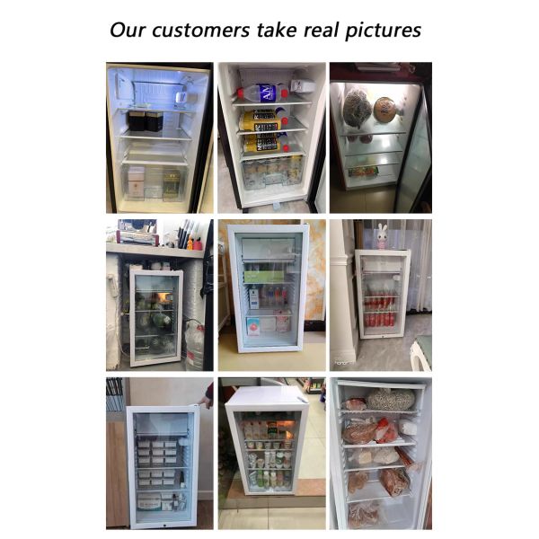 Customized Logo Mini Beverage Refrigerator Freestanding For Home & Office