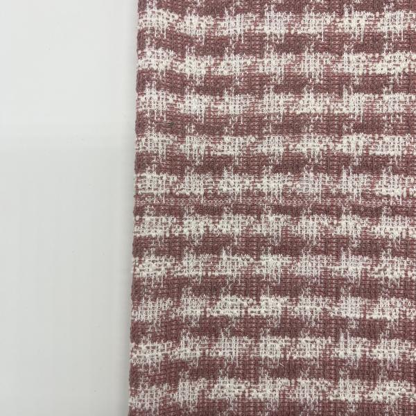 Tissus à tricoter de vêtements CM moyen Tissu jacquard F02-084