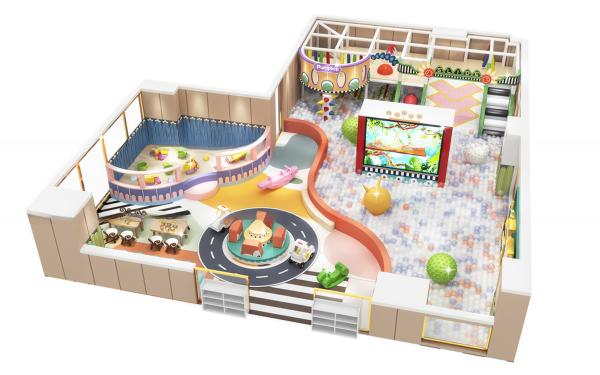Customizable Safety Commercial Indoor Play Gym Equipment Soft Play Area Equipment