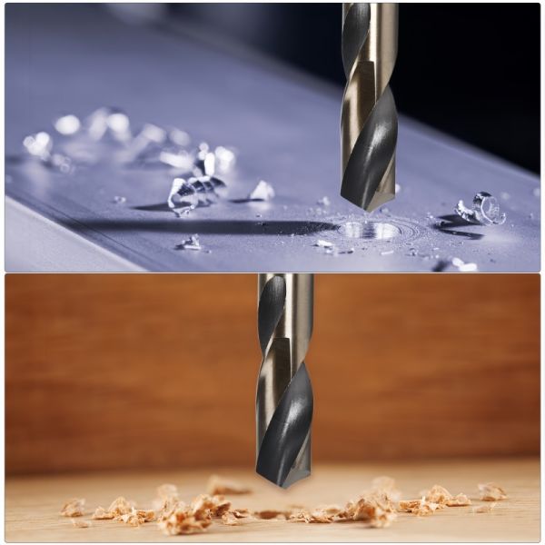4341 HSS Drill Bit Black Gold Milled Drill Bit 1/2