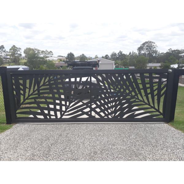 OEM / ODM Алюминиевые двойные качающиеся ворота садовые передние Алюминиевые ворота