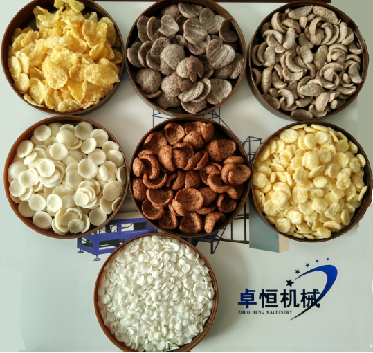 Cornflex Extruder Made of Food Grade Stainless Steel and Equipped with Heating Pipes