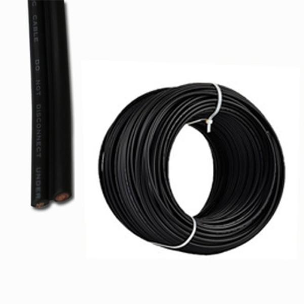 Cable solar 10mm2 8AWG de la base ULTRAVIOLETA de la resistencia 2 de pequeñas pérdidas para el sistema fotovoltaico