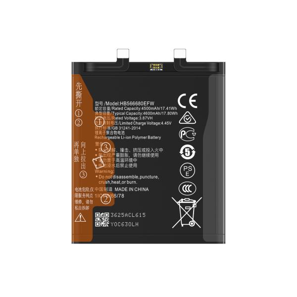 Batería de polímero de litio de 4600 mAh para HUAWEI Magic 3/Magic Pro HB566680EFW Baterías de teléfono