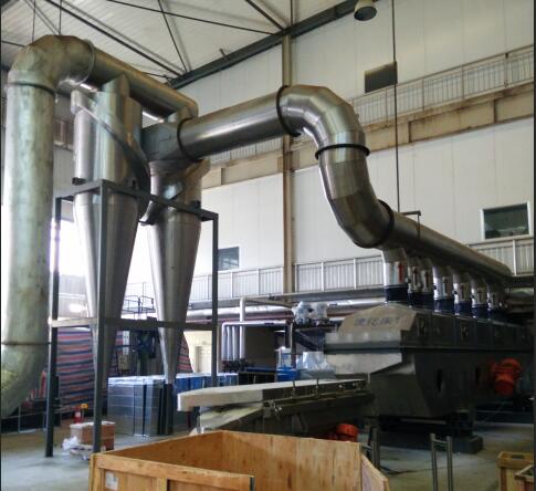 Вибрирующий флюидизированный сушильщик для морских гранул соль хлеб крошки ZLG серии вибрационный охладитель сушильная машина