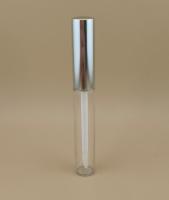 Delicate Design Clear Eye Lash Brush Bottle with Silvery Screw Lid for Women