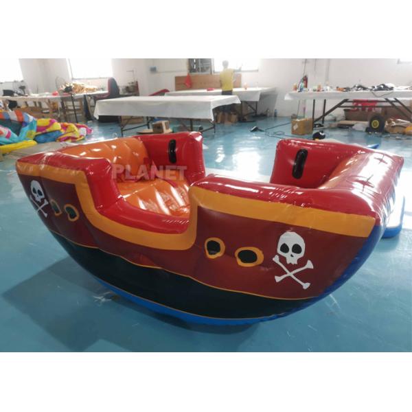 Игра Seesaw Викинга запечатывания воздуха раздувная, Seesaw пиратского корабля потехи легкий раздувной для детей