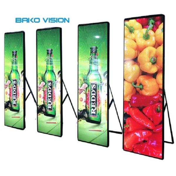 High Definition Digital LED Poster Display P2.5 Easy Control For Retail Shop Advertising