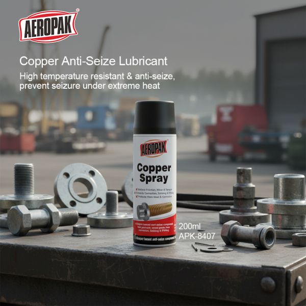Professional High Temp Heat Resistant Anti-Corrosion OEM Private Label Copper Spray Anti-Seize Lubricant for Spark Plug Bolts