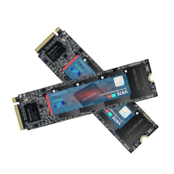 1 Tb de alta capacidad Nvme 2280 Disco de estado sólido (SSD) M. 2 SATA Pcle4.0 X 4 Velocidades R/W 7455MB/S ~ 6847MB/S