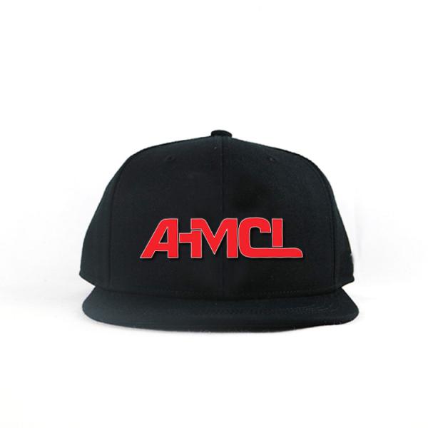 Flat bill  Customized made 3D rubber letters logo Sports snapback Hats Caps