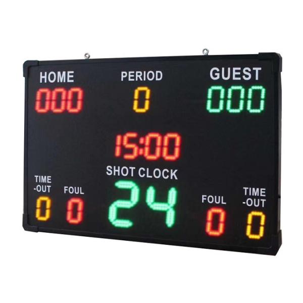 Indoor Sports Wireless Remote Control Led Score Board with DC12V Infrared Touch Screen and Basketball Electronic Snooker