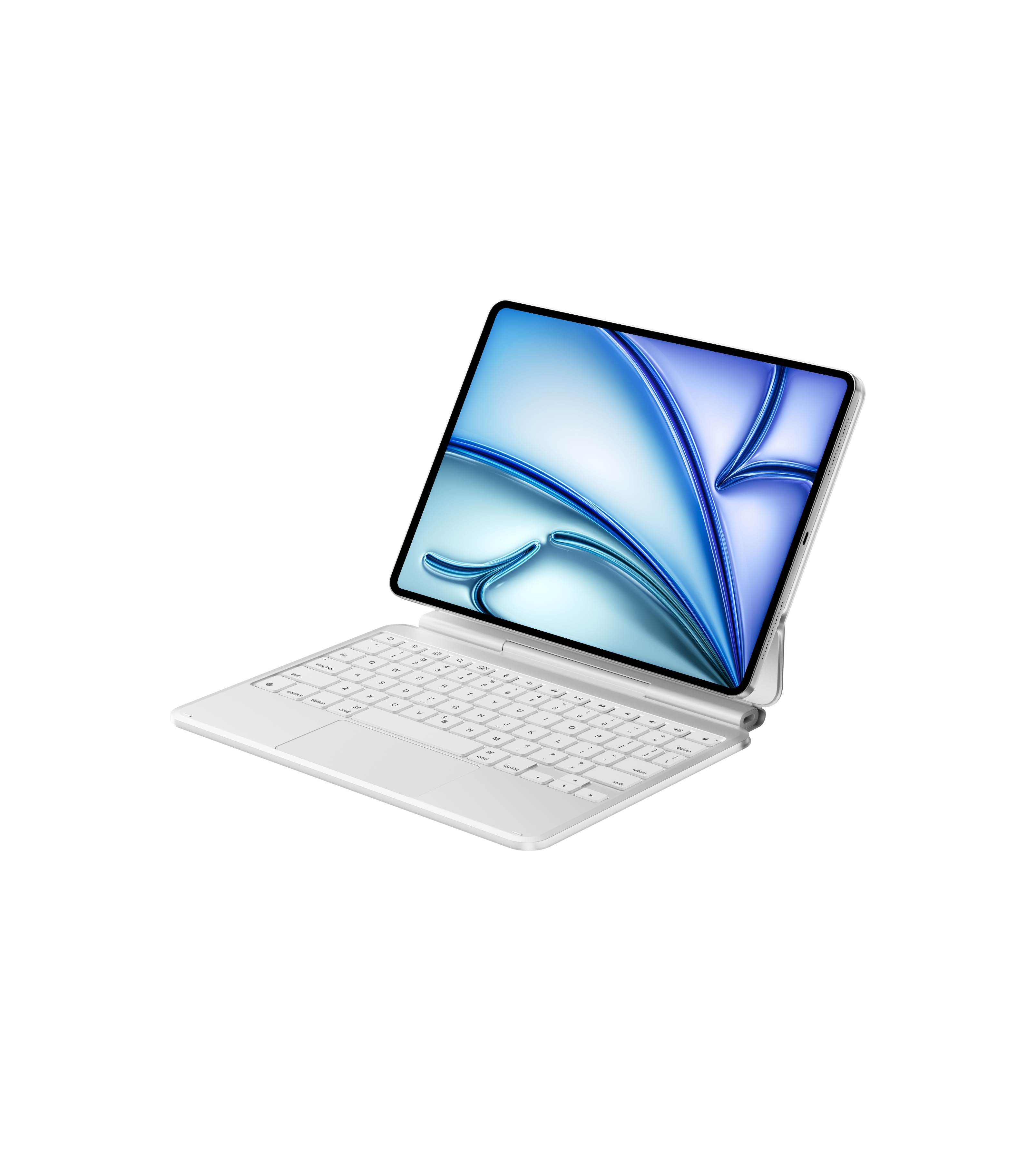 ODM OEM Foldable Wireless Slim Aluminum Alloy Magnetic Keyboard Case with Trackpad for iPad 10th Gen 10.9