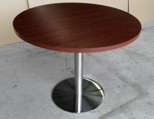 Durable Wooden Dining Room Tables Polished Metal For Restaurant