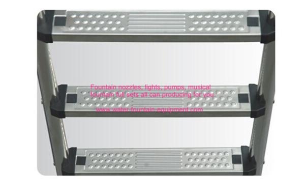 Stainless Steel Swimming Pool Accessories Ladders Steps With Or Without Anti-slip 1.1mm