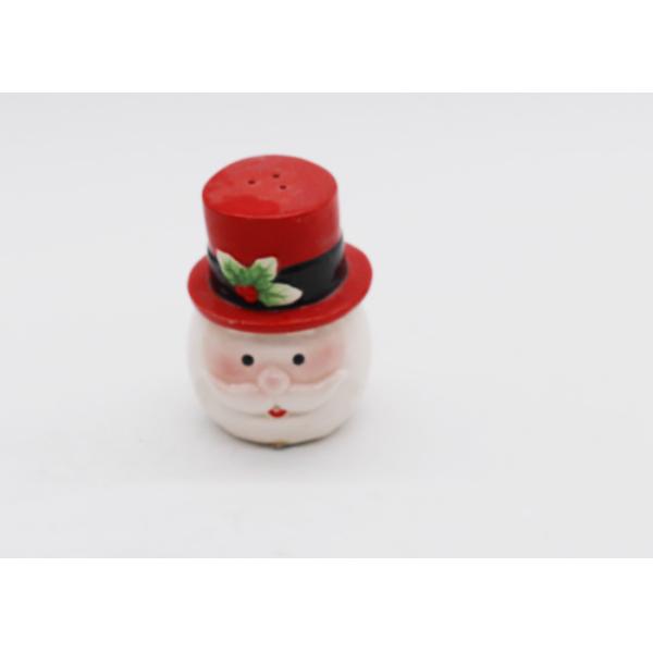 Ceramic Hand Painted Christmas Salt And Pepper Sets For Holiday Kitchen Decoration