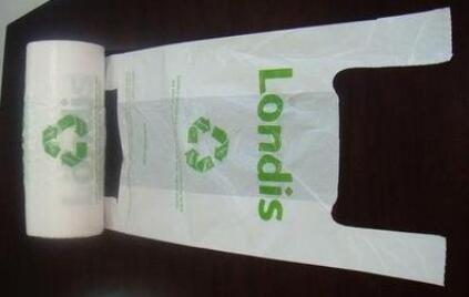 Cheap Custom HDPE/LDPE plastic t-shirt shopping bags printing