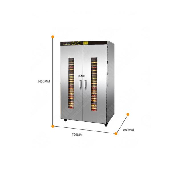 Heating Large Capacity Industrial Hot Air Dryer For Food Supermarket