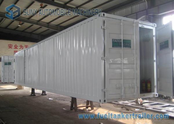 50000 L Mobile Refuel Station Container , ISO 40FT Oil Storage Tank