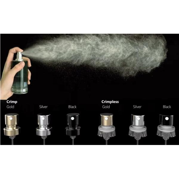 Large Dosage Pump Sprayer For Mist Spray Crimp Perfume Glass Bottle