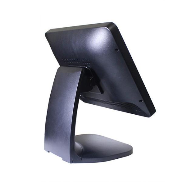 Black Color Touch Screen Point Of Sale System , All In One Pos System For Supermarket