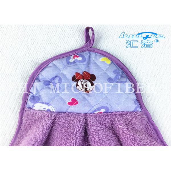 Colorful Home Essential Microfiber Cartoon Hand Towel Coral Fleece Cloth for Kitchen Bathroom