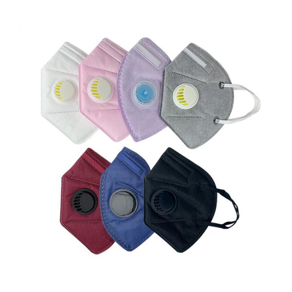 Anti Dust Face Mask Black , Cotton Anti Dust Mask 3 Layer Construction Elastic Earloop