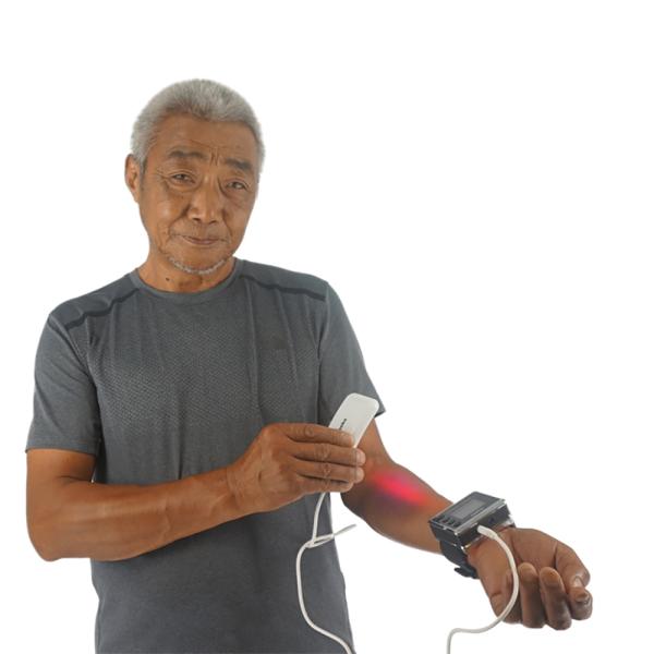 Hypertention / Cancer Laser Healing Device , Laser Therapy Watch With Red / Blue Light