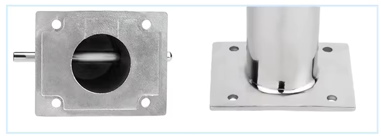 Proveedor de hardware marino, amarre de alta resistencia, bitas de bocina doble marinas, bolardos de hierro fundido cruzados, bolardo marino