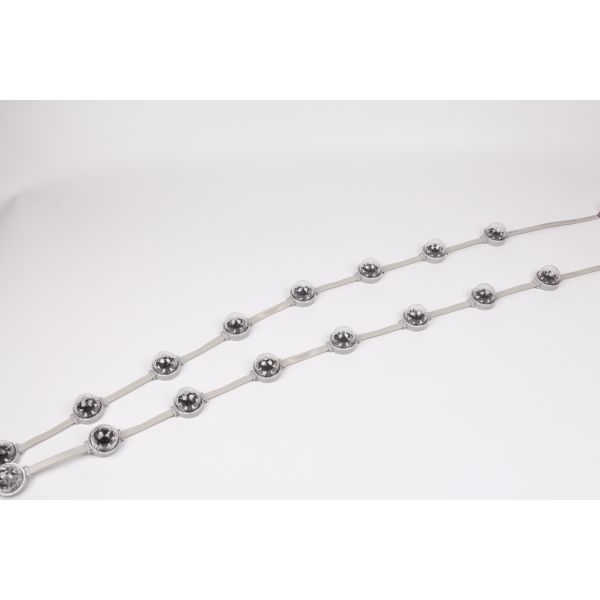 Module lumineux LED RVB+W 40mm haute luminosité DC24V IP67, source lumineuse ponctuelle LED avec contrôle DMX512