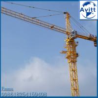 8t Topkit Head Tower Cranes TC5015 50M Boom de braço de trabalho para edifícios de 80m