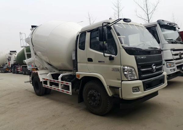 4CBM Concrete Mixer Truck , 4000 Liters 4X2 Mini Cement Mixer Truck