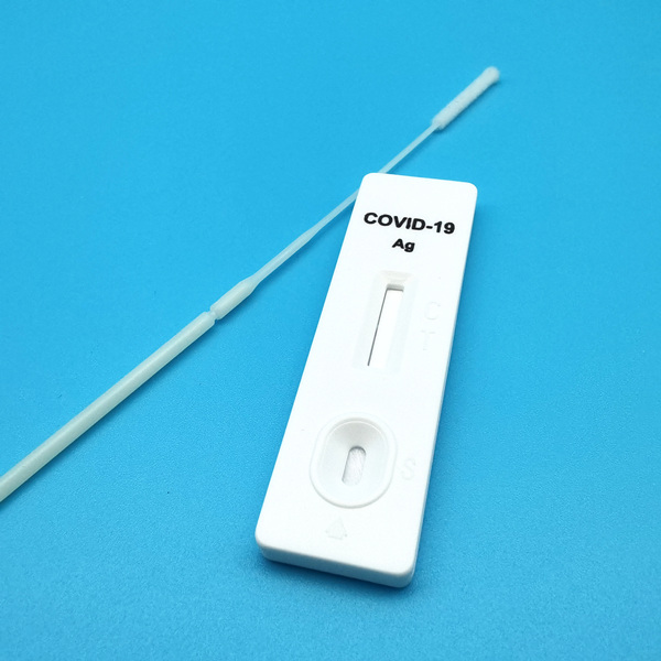 Plastic Cassette Corona Virus Diagnostic Test Kits Saliva Specimen