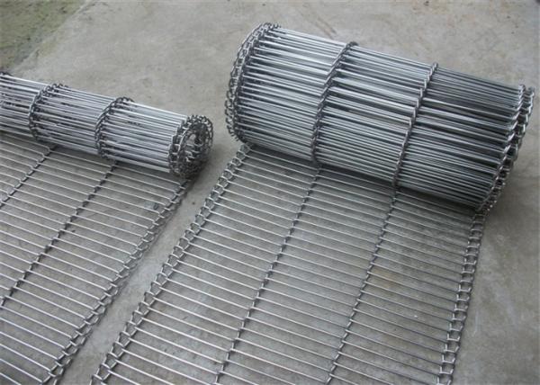 Balanced Stainless Steel Metal Wire Mesh Conveyor Belt For Food Conveyor