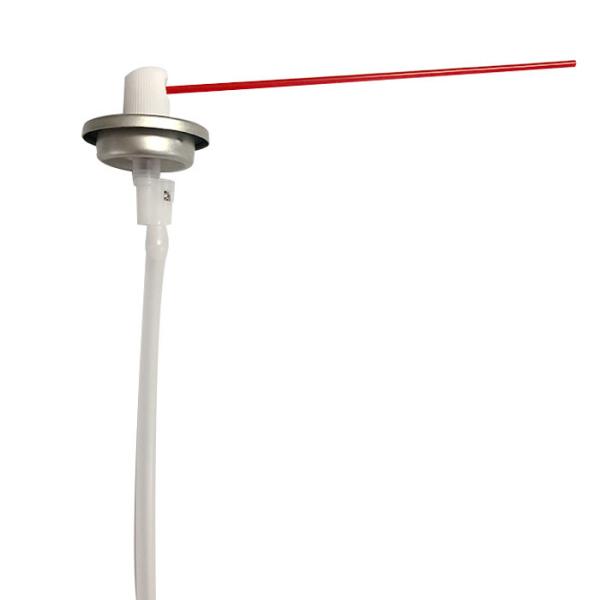 Válvula de spray de aerossol de uma polegada para todas as direções para spray de limpeza de carburador