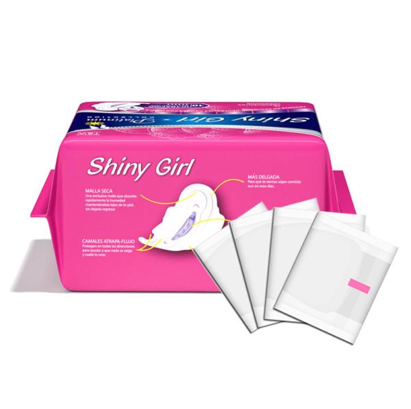 As almofadas sanitárias fêmeas Leakproof gravaram almofadas respiráveis do período para mulheres