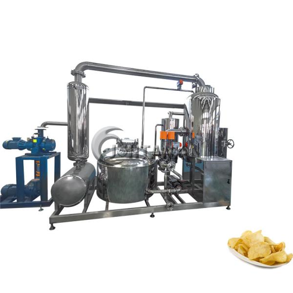 Haute machine de friteuse de vide de productivité pour l'usine de casse-croûte