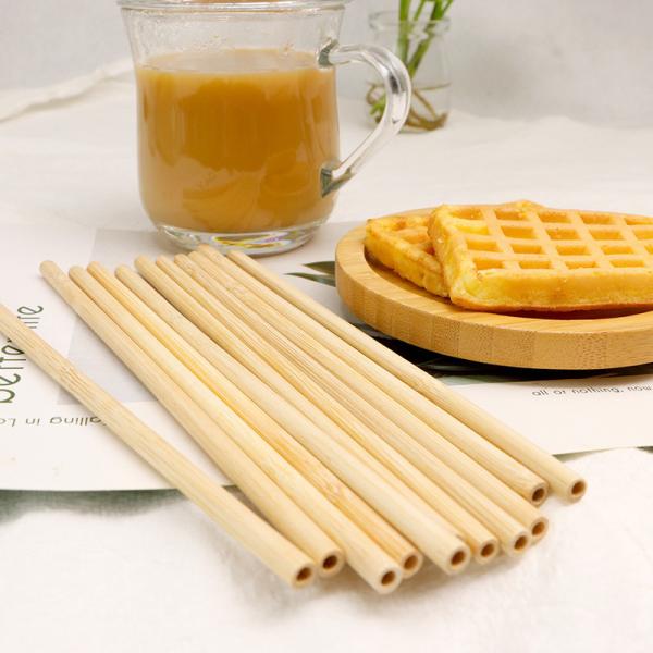 Food-Contacting Grade Healthy Bamboo Straw Eco-Friendly and Biodegradable Material