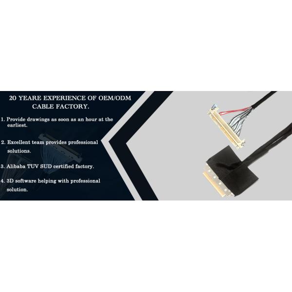 кабель Jae Fi X30hl соединителя дисплея 30 pos к тузам 88441 до 1.25mm MOLEX 51146-0500