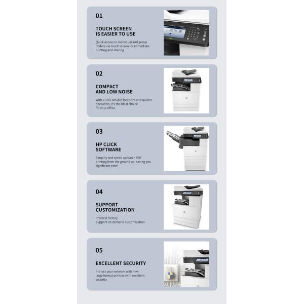 HP_HP M72625dn Printer Black and White Laser A3 Copier Scanning Composite All-in-One Printer Wholesale Office Commercial