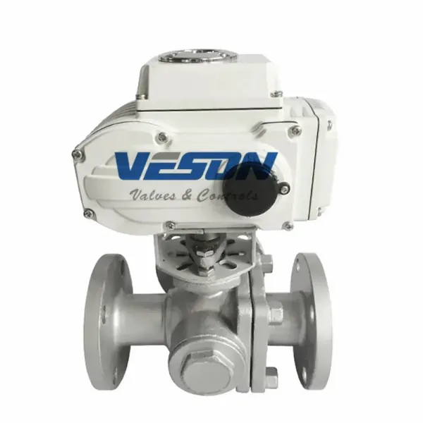 Electric Actuated Ball Valve with 2-PC Screwed End, ANSI CLASS 150-900 Rating, and Female Thread Connection