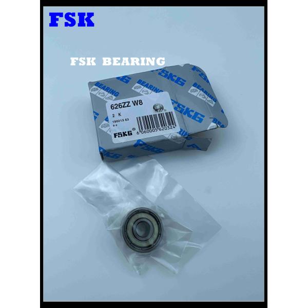 Non Standard 626ZZ W8 Deep Groove Ball Bearing Thickening 6 X 19 X 8 Mm