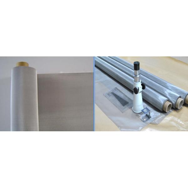 Roll Square Hole 0.04mm 100x0.5m Stainless Steel Woven Wire Mesh