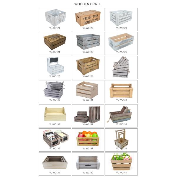 Custom Antique Wooden Pine Storage Baskets for Portable Fruit Organization