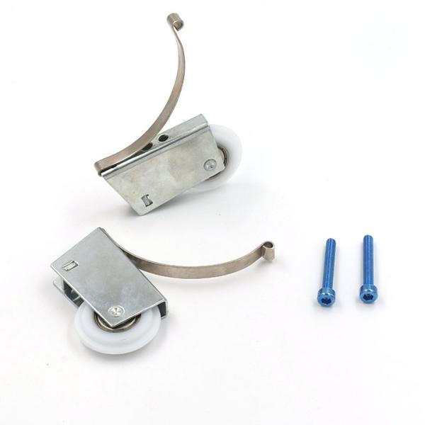 Ролики двери 608A нейлона шкафа металла нося плакировку ODM Chrome