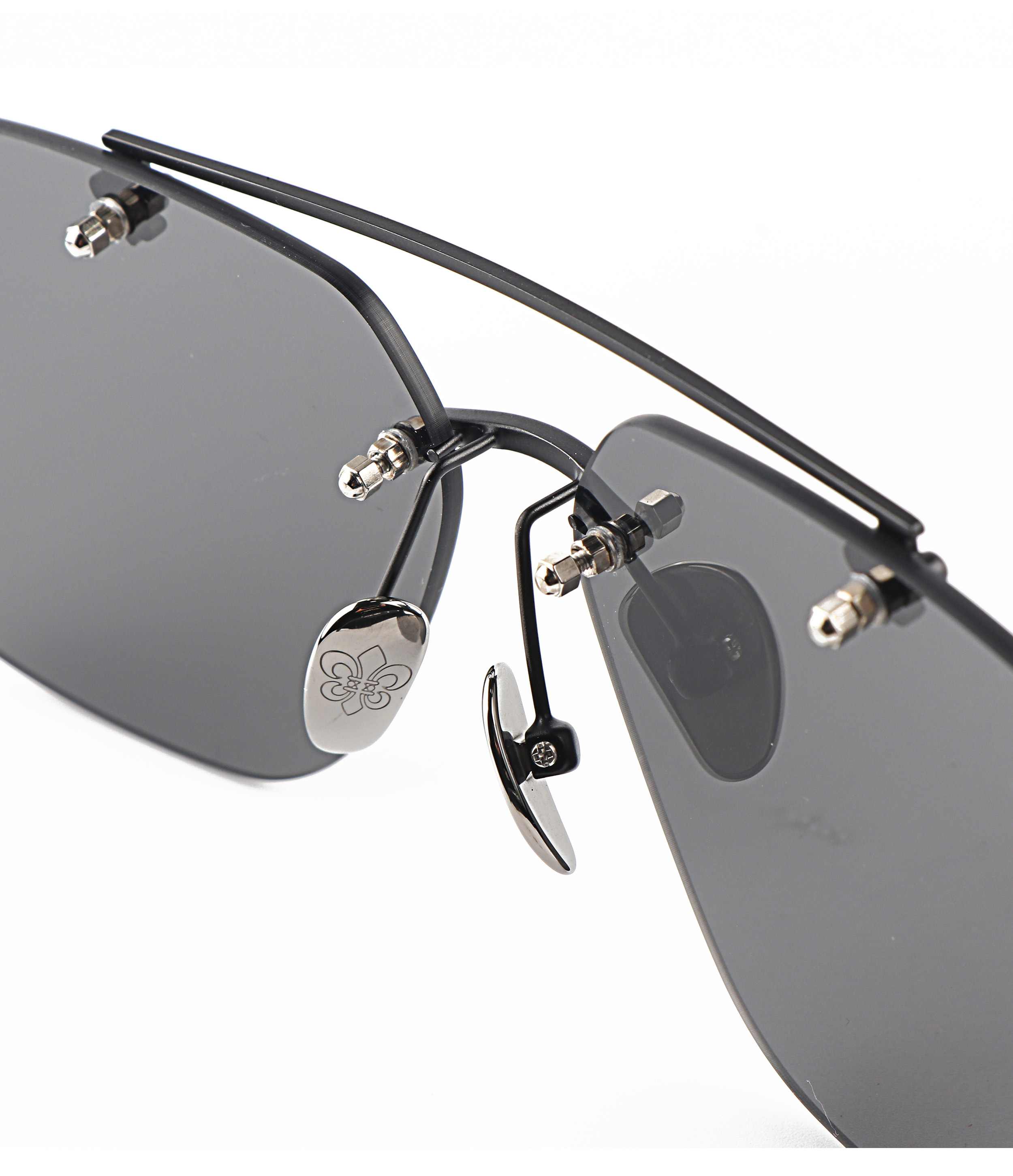 Design Decoration Retail Men pilot Motorcycle Tea Shades Glasses Unisex Uv400 Titanium Rimless Sports Customize Sunglasses China