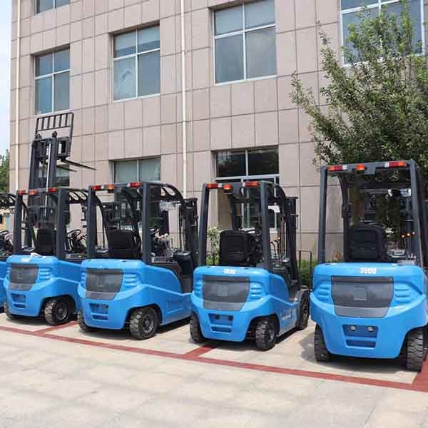 CPD35 3.5 Ton Electric Forklift Container Mast Lead Acid Battery Forklift