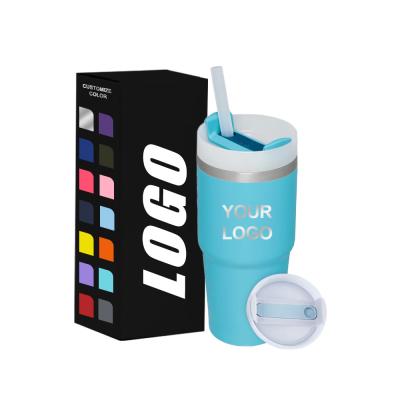 Thermal Insulation 14oz Kids Cup with Straw Bpa Free Double Wall Stainless Steel Tumbler