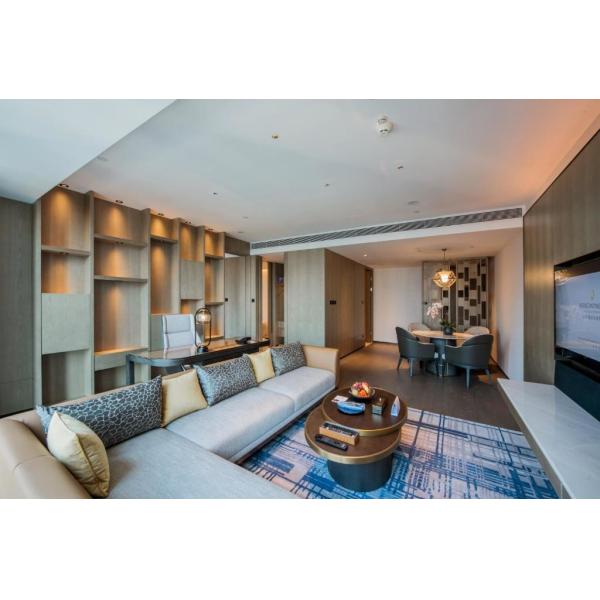 Intercontinental Hotels Group Entry Lux Style Bedroom Furniture Sets Wooden Fixed Furniture Decorations